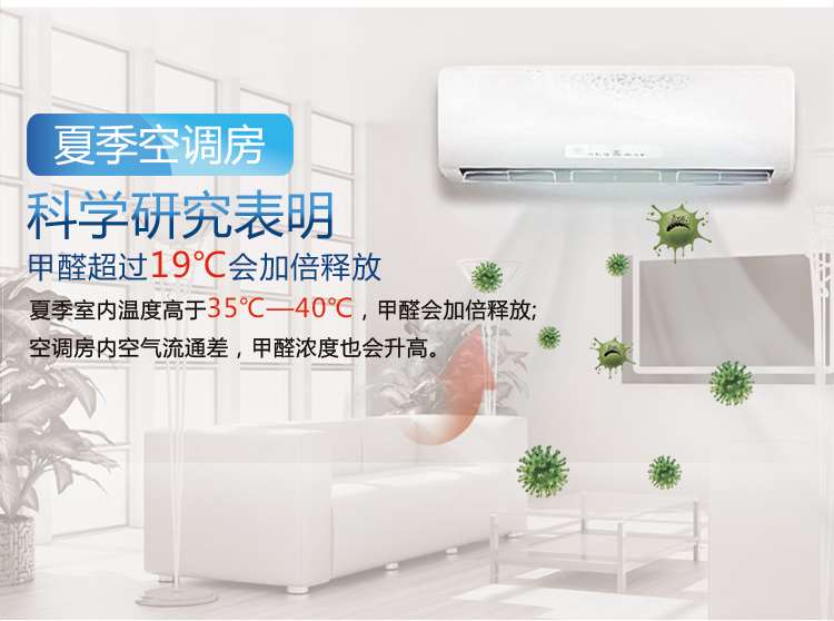 地球村四面风空气复原机新房装修除甲醛去PM2.5雾霾天空气净化器